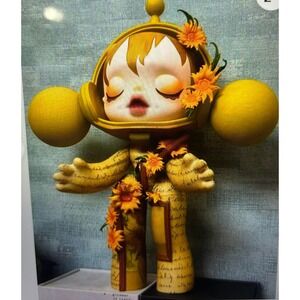 MEGA x SKULLPANDA 400%Van Gogh Museum Sunflowers Art Toy Collectible